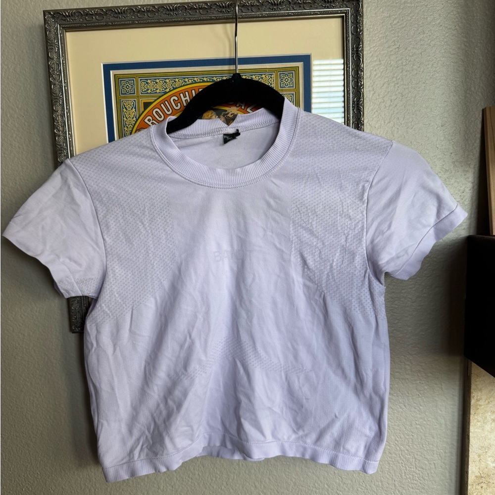 Women’s White Crop Top - Lightweight Short Sleeve